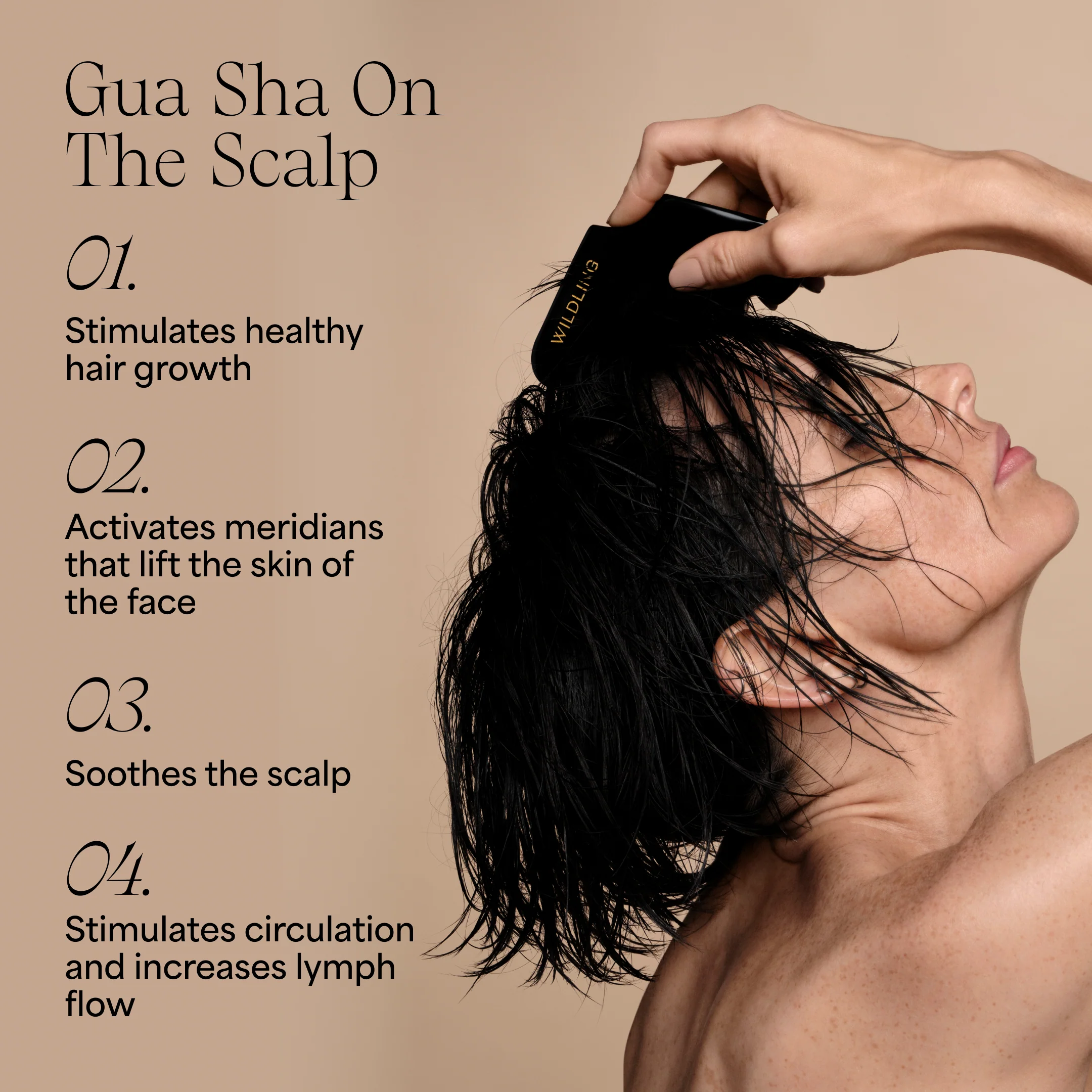 Empress Gua Sha Stimulating Scalp Comb - Image 4